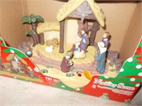 Nativity Scene In Original Box, Angels We Have