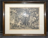 "Frolic" by Lawrence Beall Smith - 1948 Lithograph