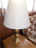 (2) Brass Table Lamps - 30"H