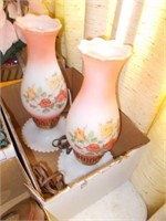 Vintage Candle Wic Yellow Daisy Hurricane Lamps