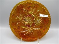 Imp 9" amber Open Rose plate
