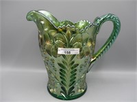 Tiger Lily Green water pitcher