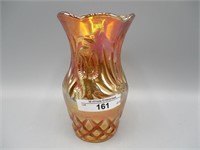 Riihimaki 5.5"  Western Thistle marigold vase