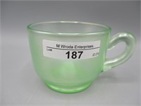 Fenton ice green punch cup