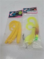 2 NOS Gapen's Weedcutter fishing lures