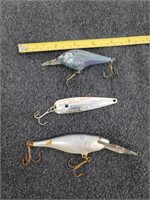 Rapala & Noisemaker Lure & Silver-Streak Spoon