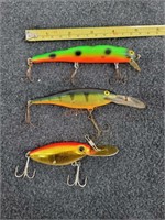 Hot N' Tot, Rapala, and noisemaker lures