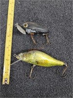 2 very old Lures Jitterbug & HRT Floating