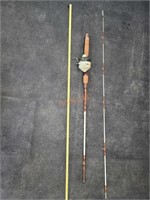 Vintage Ted Williams Fishing Pole w/ Zebco Reel