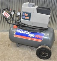 Working 3-hp, 12-gal portable air compressor