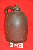 Nice primitive 1-gal stoneware shoulder jug