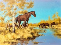 Art Original Oil ‘His Domain’ by Harold Lyon