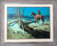 Art Original Oil ‘Early Spring Calf’ Harold Lyon