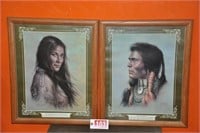 Pr. of Bill Hampton Native American prints