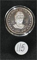 '89/'90 Larry Bird 1 Troy oz .999 fine Silver coin