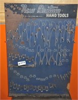 Orig. New Britain store hand tool display, 36"x24"