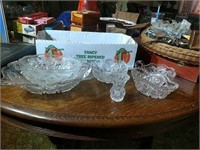 Pressed Glass Lot