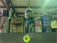 COLLECTION OF SPRAY CAN CLEANERS