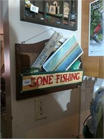 Gone Fishing Wall Holder & More