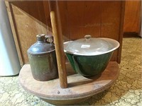 Stoneware Jug & Mixing Bowl