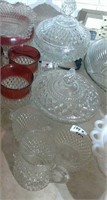 Group Wexford & Diamond Point Glass Lot