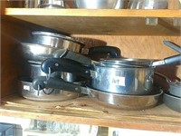 Stainless Cookware Lot - Revere Ware