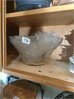 Indiana Glass Grape Punch Bowl