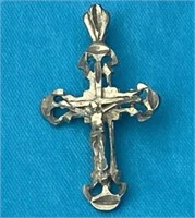 Sterling Silver Religious Pendant .93 Grams