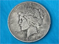 1926-D Peace Silver Dollar