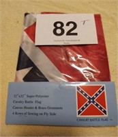 NEW 32" X 32" REBEL BATTLE FLAG