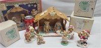 Cherished Teddies Nativity set, Holly, Nickolas