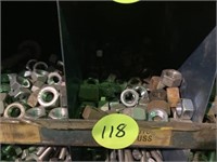 ROW OF MISC. NUTS AND BOLTS