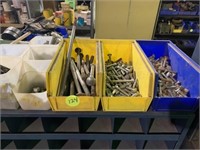 PLASTIC TRAYS WITH MISC. NUTS AND BOLTS