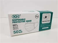 KH Disposable Protective Mask (50PCS Blue)
