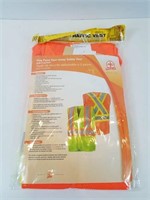 Five Point Tear-Away Safety Vest (Orange Hi-Viz)