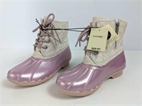 Pink Winter Boots (Size: 2, Girls)