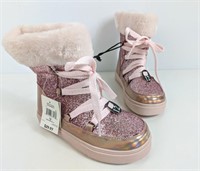 Pink Sparkle Boots (Size: 12, Girls)