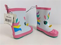 Unicorn Rubber Boots (Size: 7, Girls)