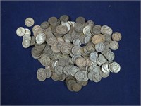 250 MERCURY DIMES $25 FACE VALUE