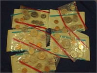 5 US MINT COIN SETS: 2- 1971, 2-1972, 1- 1973