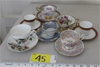 7 Cup & Saucer Sets