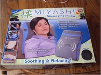 NEW Miyashi Massaging Pillow For Neck