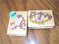 2 Taz ink Stamps - NEW