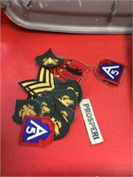 Vintage military patches