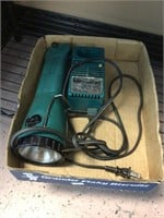 Vintage Makita flashlight w/battery & charger