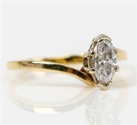 Jewelry 14kt Yellow Gold Diamond Engagement Ring