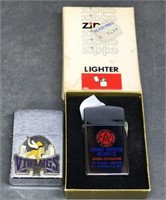 Two Vintage Zippo Lighters