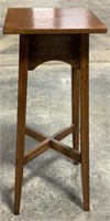 34” TallMission Oak Lamp Fern Table