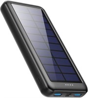 New Solar Charger Power Bank 26800mAh, Xooparc Por