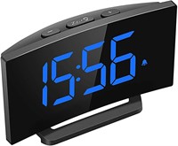 NIDB Mpow Digital Alarm Clock, 5'' Curved Led Scre